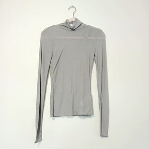 NWT Abercrombie & Fitch Layered Gray Turtleneck